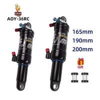DNM AOY-36RC, peredam kejut belakang sepeda 160 190 200 mm dengan kontrol Manual yang dapat dikunci untuk sepeda 160