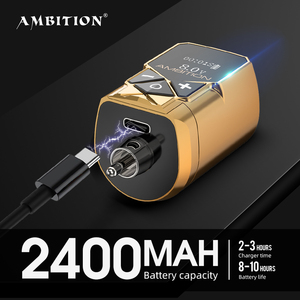 Ambition Torped Powerful Brushless Motor 4.0-4.5-5.0mm Stroke Rotary Tattoo Pen Machine and Kuark RCA Wireless Tattoo Power <strong>Kit</strong> - Product Image 5
