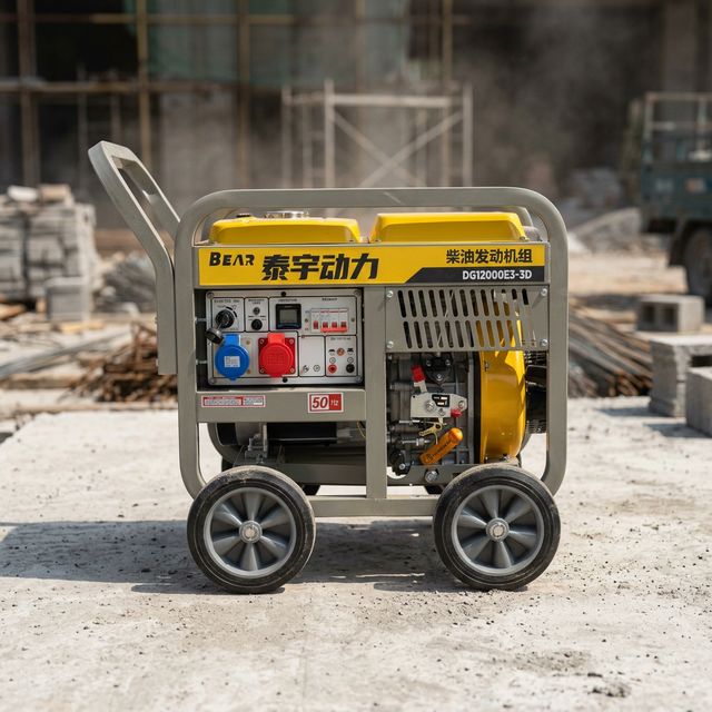 5KW 8KW 10KW 5KVA 8KVA 10KVA Diesel Generator Set Portable Heavy Duty Generator 220V 380V Single Phase 3 Phase