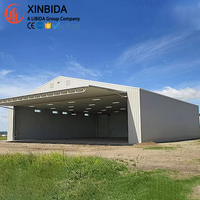 Hangar d'avion préfabriqué en acier à installation rapide avec structure métallique respectueuse de l'environnement