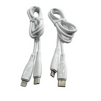 Kabel Pengisian Daya 1m Fast 5A Braid Shielding Pure Silicone Micro USB 3.1 Tipe C ke Tipe C Konduktor Tembaga Murni untuk Ponsel