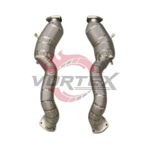 Tuyau d'échappement automobile en acier inoxydable Vortex 304 pour Porsche 718 GT4 RS - Product Image 1