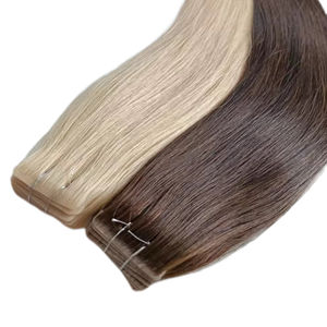 Extensions de cheveux 100% naturels à bandes adhésives invisibles en PU, Remy, cuticules intactes, double trame européenne, 14-28 pouces, sans perte de cheveux - Product Image 4