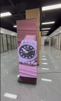 Solution d'affichage portable LED GOB P2.5 4K avec étanchéité IP65 pour les magasins, les expositions et les espaces commerciaux