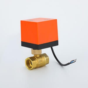 Vanne solénoïde électrique en laiton HVAC à deux voies, vanne à bille filetée à trois fils et à double commande pour l'eau, le gaz, l'huile, les médias, personnalisable OEM - Product Image 3