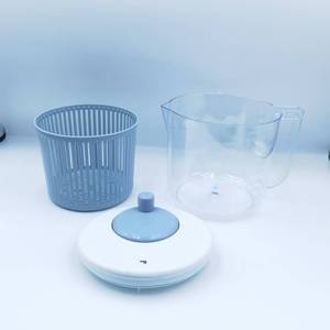 Essoreuse à salade et sécheuse de cuisine YS écologique en plastique, matériau PP, capacité 2500 ml, manuelle, ne passe pas au lave-vaisselle - Product Image 2
