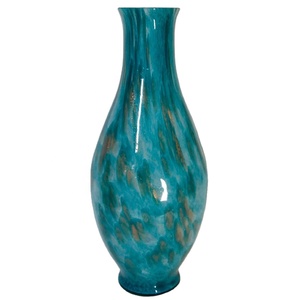 Jarrón de flores en vidrio de alta calidad de la colección iasco, producto artesanal para decoración del hogar en colores especiales - Product Image 1