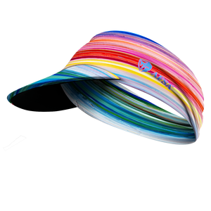Visière unisexe personnalisé<span class=keywords><strong>e</strong></span> en polyester absorbant la transpiration, pliable, pour le sport, séchage rapide, élastique réglable, idéale pour le <span class=keywords><strong>golf</strong></span> en extérieur - Product Image 3