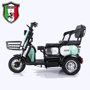 Triciclo Eléctrico Desco de 3 Plazas con Carrocería Abierta, Scooter de Movilidad para Adultos - Product Image 2
