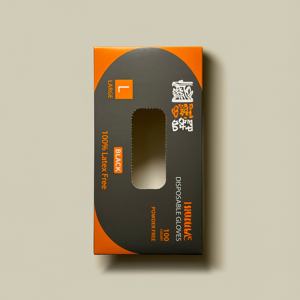 Boîte distributeur de gants en caoutchouc personnalisée | Boîte d'emballage à ouverture coulissante pour gants jetables en latex et en nitrile et gants de ménage - Product Image 1