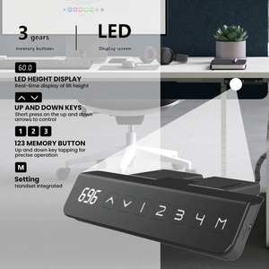 Bàn đứng bằng nhôm hiện đại cầm tay với thiết kế hình chữ L có thể điều chỉnh chiều cao cho mục đích thương mại - Product Image 2