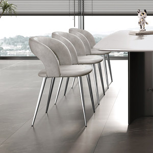 Silla de comedor de lujo minimalista moderna para uso doméstico, modelo de diseño con respaldo, adecuada para comedor y mesa de comedor, <span class=keywords><strong>mod</strong></span> - Product Image 1