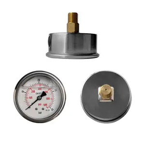 मीडिया मैनोमीटर वैक्यूम 60 पीएसआई मैनोमीटर दबाव नापने का यंत्र पीसीपी - Product Image 1