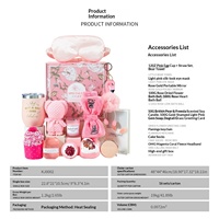 Coffret Cadeau Floral Rose Personnalisable avec Logo, Tasse Isotherme, Serviette Ours, Kit de Soins Aromathérapie – Idéal Anniversaire et Fête des Mères