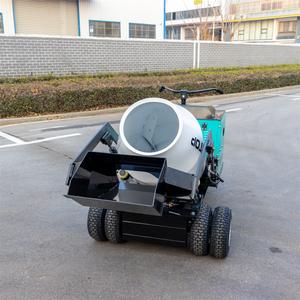 Mezcladora de Concreto sobre Orugas de 380L con Carga Automática, Mezcladora de Cemento Móvil <span class=keywords><strong>para</strong></span> Mantenimiento de Carreteras y Trabajos de Construcción - Product Image 3