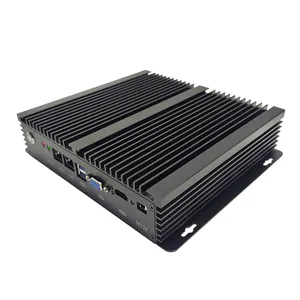 6 COM PC Mini Computer Intel Celeron J1900 2 Dual Lan 4 USB Ubuntu Win 10 11 Fanless Mini Industrial PC