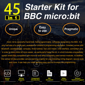 Keyestudio-Kit de inicio de sensor 45 en 1 para proyectos de aprendizaje BBC Micro:<span class=keywords><strong>bit</strong></span> con placa base Microbit - Product Image 3