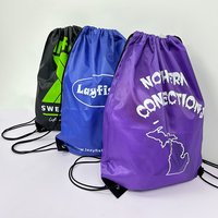 Sac à cordon personnalisé à grande capacité, promotionnel, pas cher, avec logo OEM, vente en gros pour la salle de sport, le basketball, le marathon, les voyages