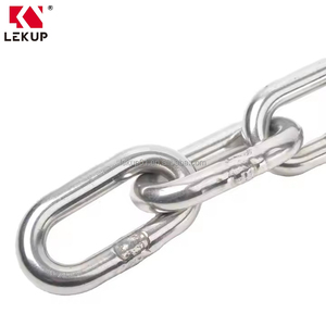 Chaîne de levage d'ancre marine sur mesure, chaîne soudée en acier inoxydable robuste, maillon de chaîne métallique suspendu - Product Image 3