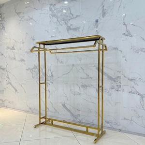 Vintage design clothing store display rack <strong>metal</strong> clothing <strong>coat</strong> rack <strong>coat</strong> <strong>stand</strong> with high quality retail clothing <strong>stand</strong> - Product Image 5