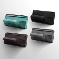 Accessoires intérieurs de luxe pour voiture : Organisateur de pare-soleil pour cartes, billets, documents et lunettes de soleil