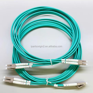 Factory Direct 3M LC to LC OM3 Multimode Duplex Fiber Patch Cord 50 125 Aqua LSZH Fiber Optic <b>Cable</b> for 10G Data Center Network - Product Image 2