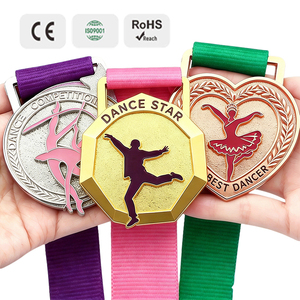 Médaille <span class=keywords><strong>de</strong></span> <span class=keywords><strong>danse</strong></span> personnalisée en alliage <span class=keywords><strong>de</strong></span> zinc, ballet, jazz, hip-hop, émail scintillant, pour spectacle <span class=keywords><strong>de</strong></span> <span class=keywords><strong>danse</strong></span>, école, club, avec logo personnalisé et ruban - Product Image 1