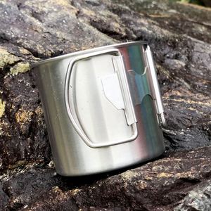 Tasse de camping pliable en acier inoxydable 304 avec logo personnalisé Wsy, pour activités sportives en plein air, promotion, cadeau d'entreprise - Product Image 4