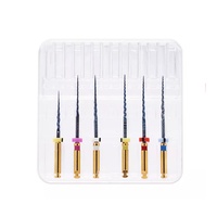 Niceden Clase I Limas Dentales para Tratamiento de Conductos Radiculares, Máquina Oral, Gran Conicidad SX-F3, Limas de Canal de Níquel-Titanio con Activación Térmica