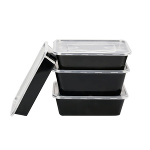 Disposable Takeout Lunch Box <b>Clear</b> Airtight Microwave Safe Plastic <b>Containers</b> with Lids Leak-proof & Freezer Safe - Product Image 6