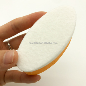 Nouvelle éponge d'applicateur de revêtement de verre Nano en céramique de bloc d'entretien de voiture automatique avec la couche de <span class=keywords><strong>feutre</strong></span> pour le nettoyage de détail de brillance de <span class=keywords><strong>pneu</strong></span> de peinture de cire - Product Image 5