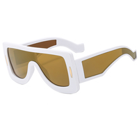Lunettes de soleil connectées miroir futuristes cyberpunk transfrontalières pour hommes et femmes en Europe et en Amérique