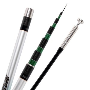 Canne à pêche télescopique Shimano 25 GLR, 5 sections, action extra rapide, pêche aux leurres, eau douce, guides SIC, pêche à la taïwanaise - Product Image 1