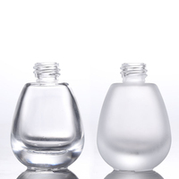 Flacon compte-gouttes en verre transparent de luxe 30 ml, nouveau design, rechargeable, pour huiles essentielles et sérums de soin de la peau