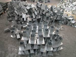 Support ancre de bras en acier galvanisé de 2 pouces, support pour poste en <span class=keywords><strong>bois</strong></span>, <span class=keywords><strong>plaque</strong></span> de sol en béton - Product Image 3