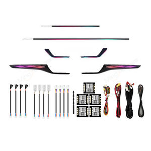 Kit d'éclairage d'ambiance à LED pour <span class=keywords><strong>Ford</strong></span> <span class=keywords><strong>Focus</strong></span> 2019-2023 Éclairage d'ambiance pour intérieur de voiture - Product Image 1