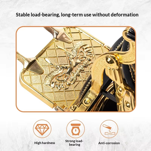 Sillón de Barbería Profesional Vintage para Salón de Peluquería, Mueble Resistente en Color Marrón, Blanco, Dorado, Verde y Gris - Product Image 4