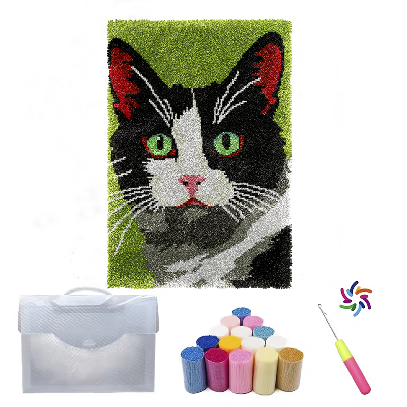 Kit de tapis à crochet de verrouillage Chat