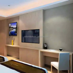 Cost-Effective <b>Full</b> Hotel Bedroom Furniture <b>Sets</b> Wood Twin <b>Bed</b> Frame With Nightstand Headboard Desk Chair Side Table & TV Stands - Product Image 5