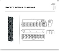 Prise industrielle universelle IEC60320 C13 Snap-in pour UPS PDU 250V 15A connecteur de prise de courant alternatif à 7 voies