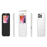 Teléfono móvil normal de 2,4 pulgadas con cámara, 4 tarjetas SIM, función de teléfono, teléfono multilingüe GSM 2G