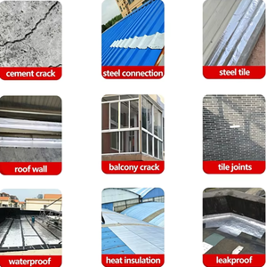 Film d'aluminium industriel imperméable, résistant aux UV et à la corrosion, résistant à la chaleur, pour l'étanchéité des conduites de toiture et de climatisation - Product Image 2