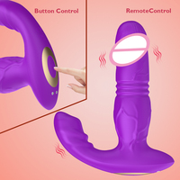 Vibromasseur anal TMM, masseur de fesses, masturbation, 10 vitesses, télécommande télescopique, étanche IPX5, vibromasseur portable, jouet sexuel