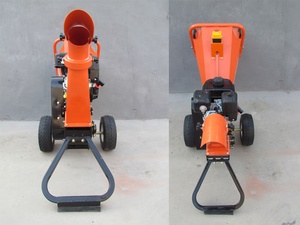 Sinolink 6.5HP 196cc động cơ xăng Powered 3.9 inch gỗ chipper vườn Shredder gỗ trống chipper máy - Product Image 2