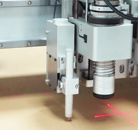 Porta herramientas neumático Perce CNC para marcado, punzón de plotter de aire para máquina de corte digital, dibujo de líneas en tela y cuero