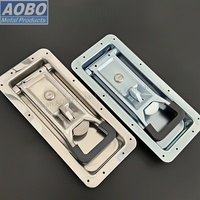 Serrure de conteneur encastrée 16mm barre ronde en acier inoxydable au carbone chaîne du froid logistique serrures de porte de camion