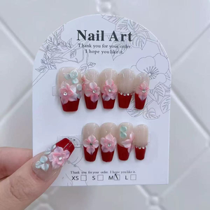 SHUANGYU <span class=keywords><strong>Uñas</strong></span> Postizas Acrílicas Hechas a Mano <span class=keywords><strong>con</strong></span> Efecto Ojo <span class=keywords><strong>de</strong></span> Gato Morado, Diseño Floral 3D <span class=keywords><strong>con</strong></span> Lámina Dorada, Reutilizables, <span class=keywords><strong>con</strong></span> Pegamento, Venta al Por Mayor, Alta Gama - Product Image 5