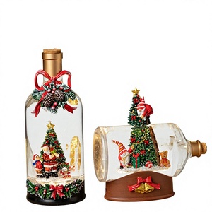 Boîte à musique <span class=keywords><strong>de</strong></span> <span class=keywords><strong>Noël</strong></span>, globe à neige, cadeau pour les enfants, décoration <span class=keywords><strong>de</strong></span> la maison pour un anniversaire - Product Image 1