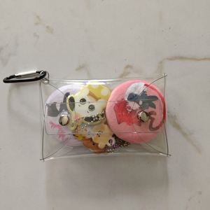 ถุงใส่เครื่องประดับ PVC ใสแบบใช้ซ้ำได้พร้อมสายคล้องแบบกระดุม พกพาสะดวกและทนทาน - Product Image 6