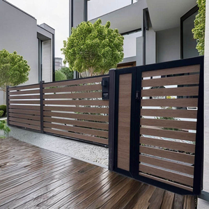 Panneaux de clôture en alliage d'aluminium pour maisons, villas, cours - Couleurs personnalisables, revêtement en poudre écologique facile à appliquer - Product Image 4